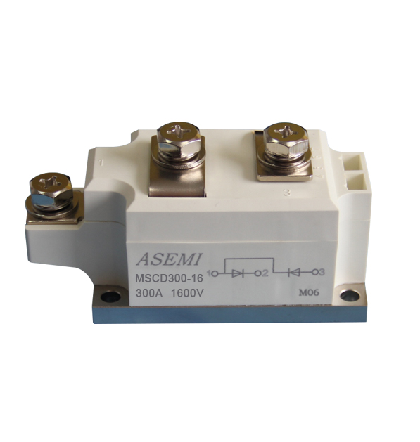 MSCD300-16,MSCD300-12,  ASEMI Silicon controlled module