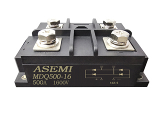 MDQ500-16/MDQ400-16/MDQ500-12  Single-phase rectifier module