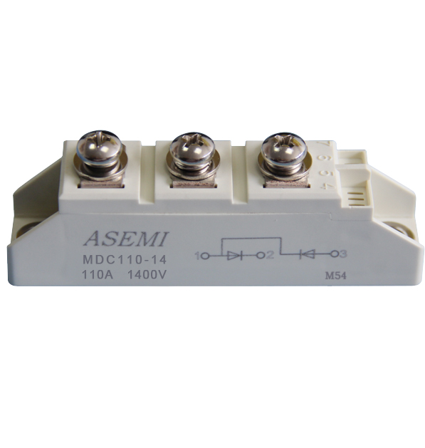 MDC110-16,MDC110-12,MDC100-16,M, ASEMI Silicon controlled module