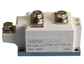 MDC260-16,MDC260-12,MDC260-10,  ASEMI Silicon controlled module