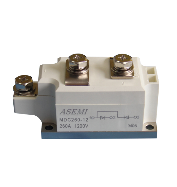 MDC260-16,MDC260-12,MDC260-10,  ASEMI Silicon controlled module