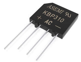 KBP310/KBP308/KBP306/KBP304/KBP302, ASEMI bridge rectifier