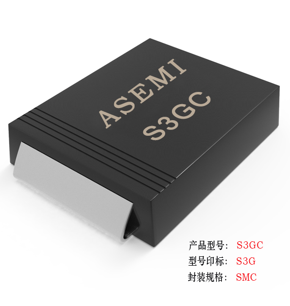 【S3M-SMBF】S3MBF,S3KBF,S3JBF,S3GBF,S3DBF, ASEMI Rectifier diode