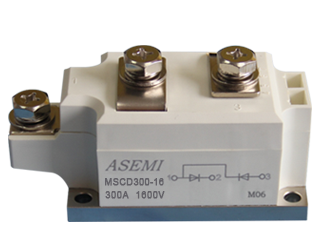 MSCD300-16,MSCD300-12,  ASEMI Silicon controlled module